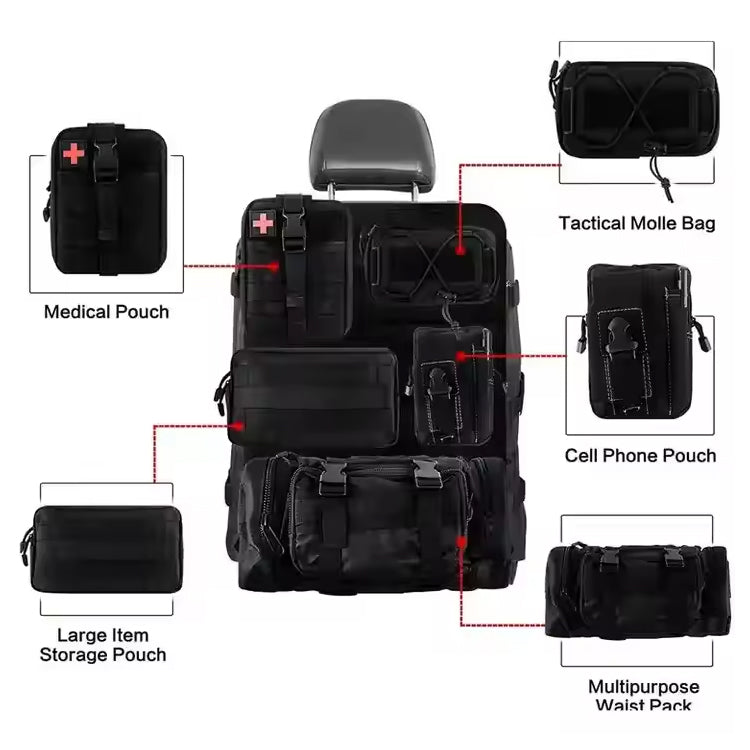 Tacticool Seat back cover organizer